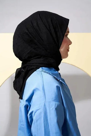 Bambu Kraş Eşarp - Siyah