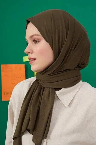 Aleyna Atalar Penye Şal - Haki