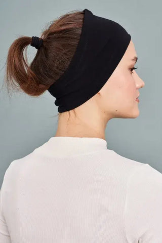 Silikonlu Bandana Bone - Siyah