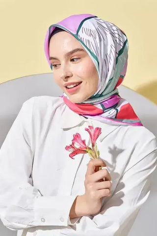 Monetta Twill Serisi Puzzle -  Pembe / Yeşil