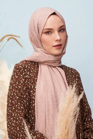 Bambu Kraş Şal - Vizon