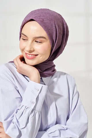 Bambu Kraş Eşarp - Mor