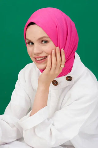 Penye Şal - Fuşya