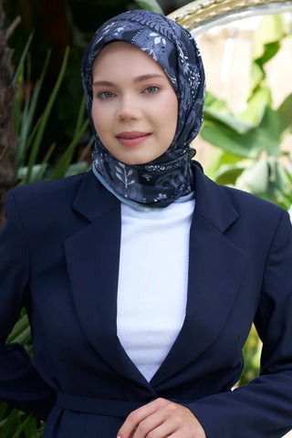Aria Koleksiyonu Classy Desen Eşarp - Siyah
