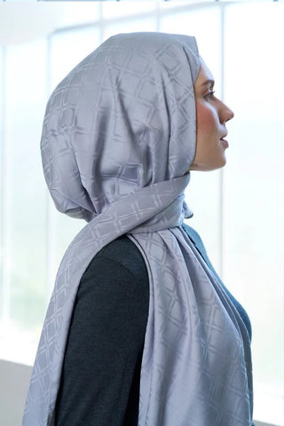 Timeless Koleksiyonu Kare Desen - Gümüş