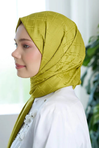 Timeless Koleksiyonu Kare Desen - Olive