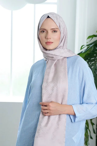 Timeless Koleksiyonu Kare Desen - Vizon