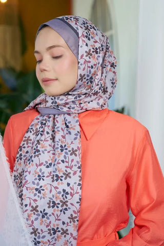 Seremoni Koleksiyonu Sara Desen Şal - Gri