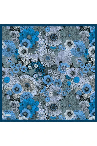 Aria Koleksiyonu Azalea Desen Eşarp - Mavi