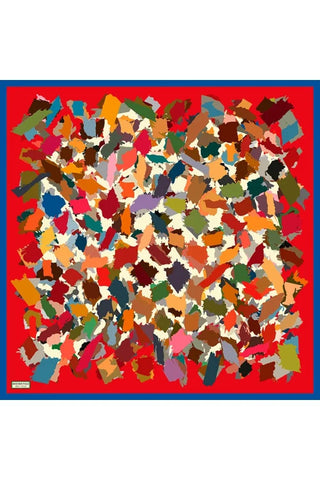 Aria Koleksiyonu Dalia Desen Eşarp - Kırmızı