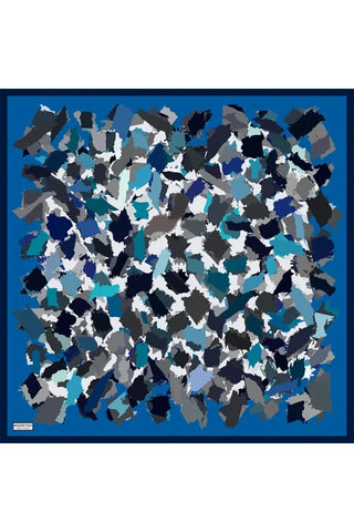 Aria Koleksiyonu Dalia Desen Eşarp - Lacivert