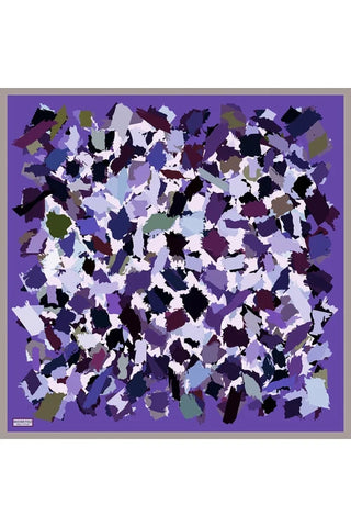 Aria Koleksiyonu Dalia Desen Eşarp - Mor