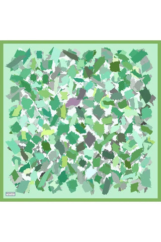 Aria Koleksiyonu Dalia Desen Eşarp - Yeşil