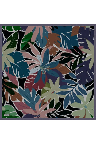 Aria Koleksiyonu Lilium Desen Eşarp - Mor