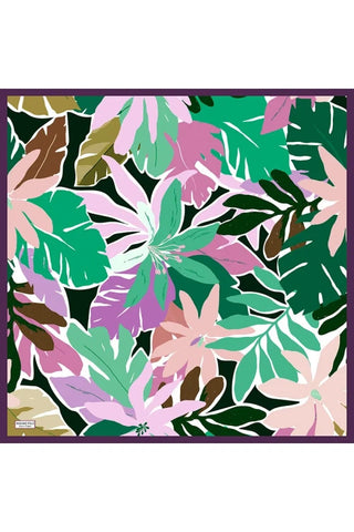 Aria Koleksiyonu Lilium Desen Eşarp - Leylak