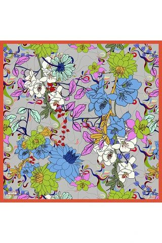 Aria Koleksiyonu Belle Desen Eşarp - Gri