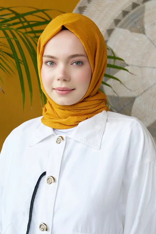 Bambu Kraş Şal - Bal Kabağı