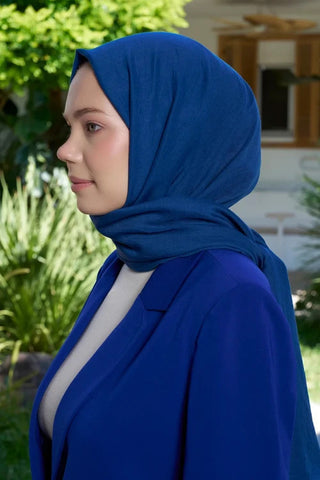 Comfort Pamuk Şal - Kot Mavi