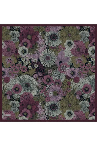 Aria Koleksiyonu Azalea Desen Eşarp - Mürdüm