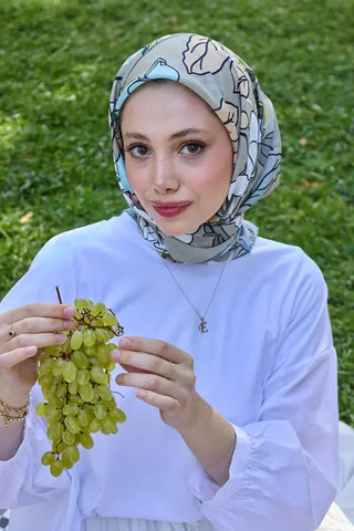 Aria Koleksiyonu Belle Desen Eşarp - Bej