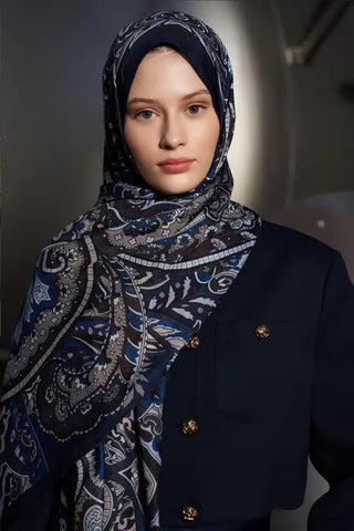 Tubaliya Ethnopure Collection Hves - Lacivert/Kahv