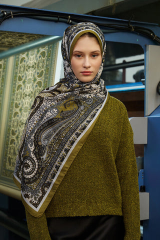 Kübra Koç Ethnopure Collection Velora - Yağ Yeşili