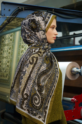 Kübra Koç Ethnopure Collection Velora - Yağ Yeşili