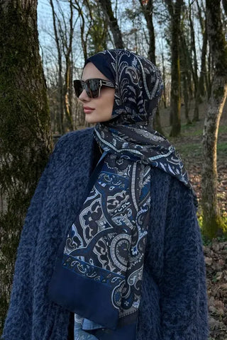 Tubaliya Ethnopure Collection Hves - Lacivert/Kahv