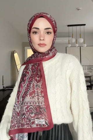 Kübra Koç Ethnopure Collection Mylen - Bordo