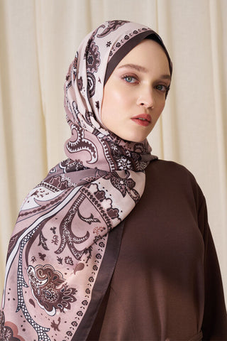 Historical Hesperian Desen Şal - Acı Kahve