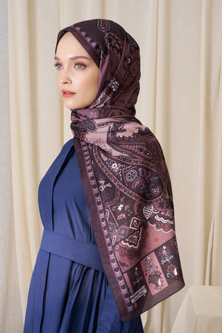 Historical Hesperian Desen Şal - Mocha