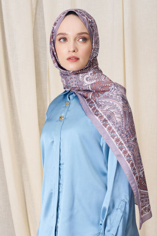 Historical Florentis Desen Şal - Soft Gri