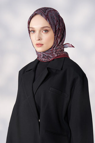 Daisy Linda Desen Eşarp - Bordo