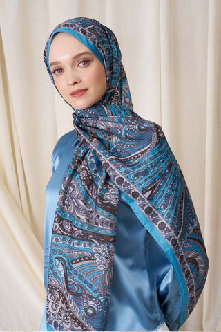 Historical Florentis Desen Şal - Mavi