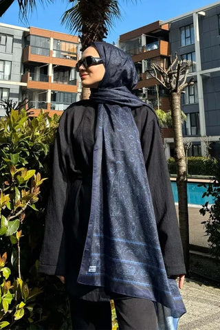 Merve Nur Akyüz Historical VeloriaDesenŞal-Lacivert