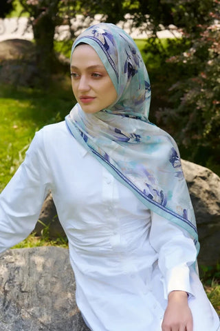 Prestige Leona Desen Şal - Mint