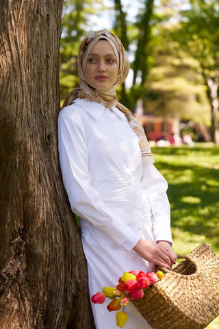 Prestige Leona Desen Şal - Sarı