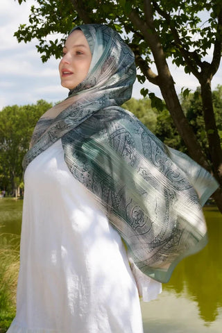 Crystal Hola Desen Şal - Mint