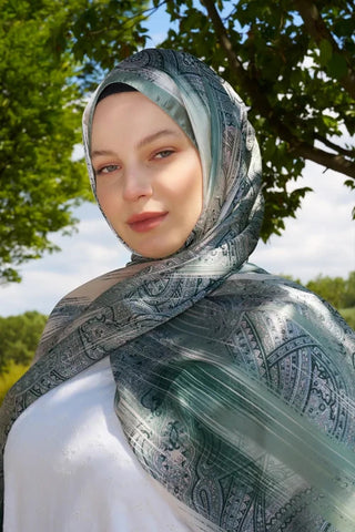 Crystal Hola Desen Şal - Mint