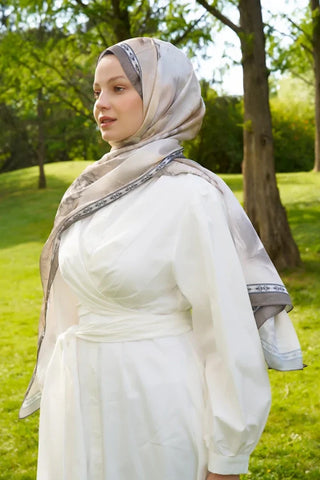 Crystal Perla Desen Şal - Haki