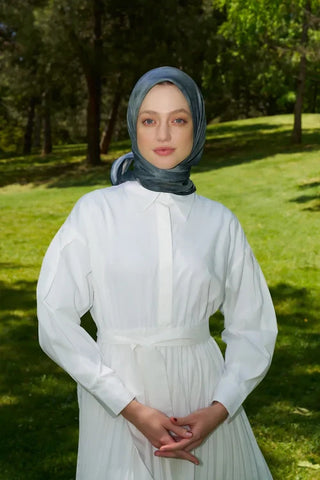 Rustic Batik Desen Eşarp - Yeşil