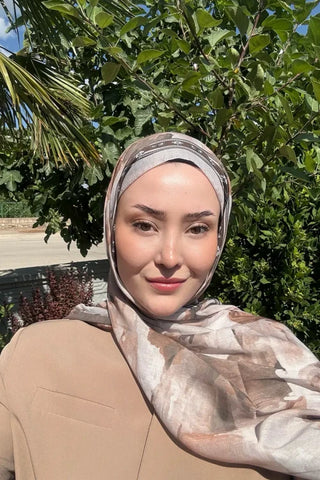 Prestige Helia Desen Şal - Bej