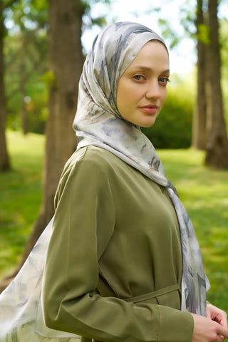 Crystal Flower Desen Şal - Bej