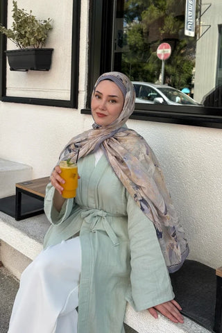 Prestige Leona Desen Şal - Lila