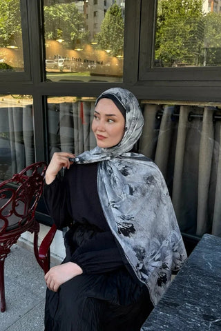 Prestige Leona Desen Şal - Siyah