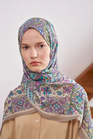 Passionate Marissa Desen Şal - Gri