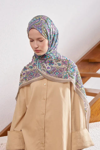 Passionate Marissa Desen Şal - Gri