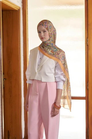 Passionate Marissa Desen Şal - Turuncu