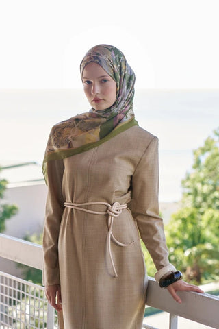 Passionate Lush Desen Şal - Yeşil