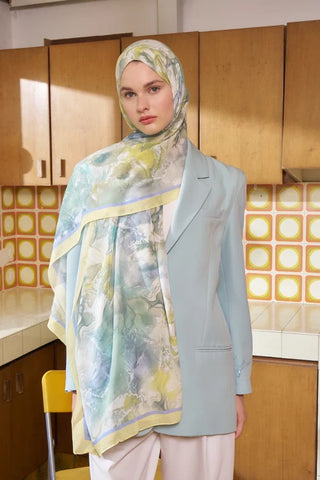 Passionate Solstice Desen Şal - Sarı